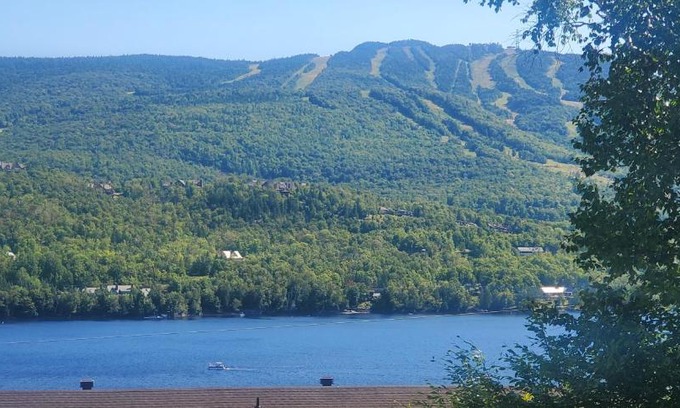 Mont-Tremblant Apartment | Beautiful suite with superb mountain view.