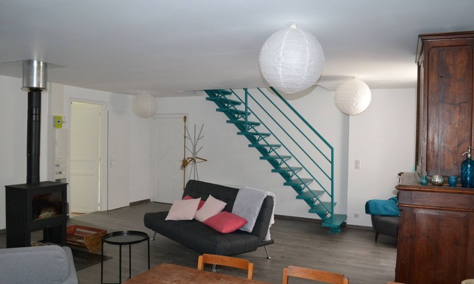 Bielle Apartment | Bielle, apartment with garden and garage