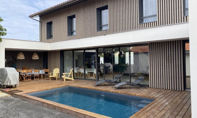 Biscarrosse Plage House | Biscarrosse Plage: 160 m² luxury villa 150 m from the ocean