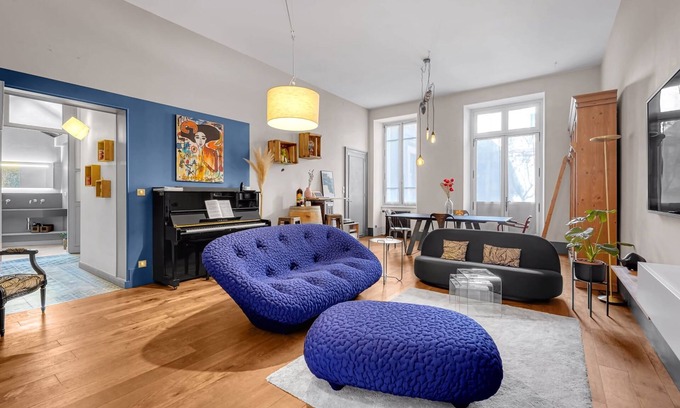 Arnaud Bernard Apartment | Bleu du Maine - Elegant T3 avec terrasse