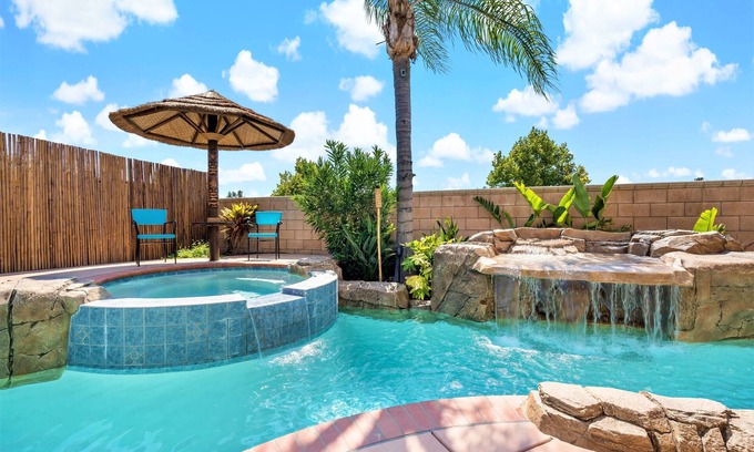 Temecula House | Blue Lagoon Oasis - Pool - Firepit - Close to Wineries