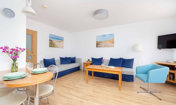 Dzielnica Uzdrowiskowa Apartment | Blue Olymp 203 Kołobrzeg | Family Apartment with Pool and Sauna