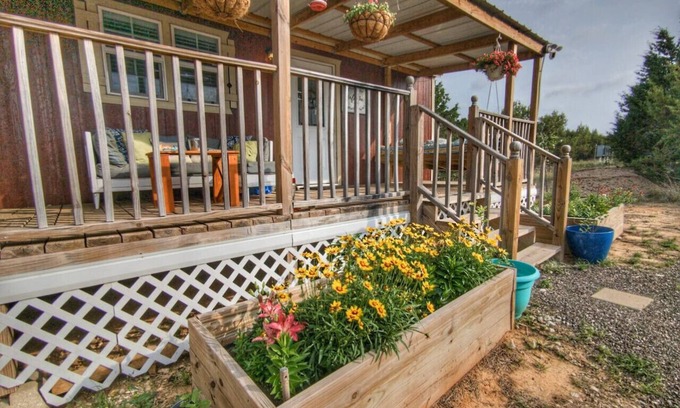 Paluxy Cabin | Bluebonnet - Hot Tub Gazebo - City Escapes Cabins