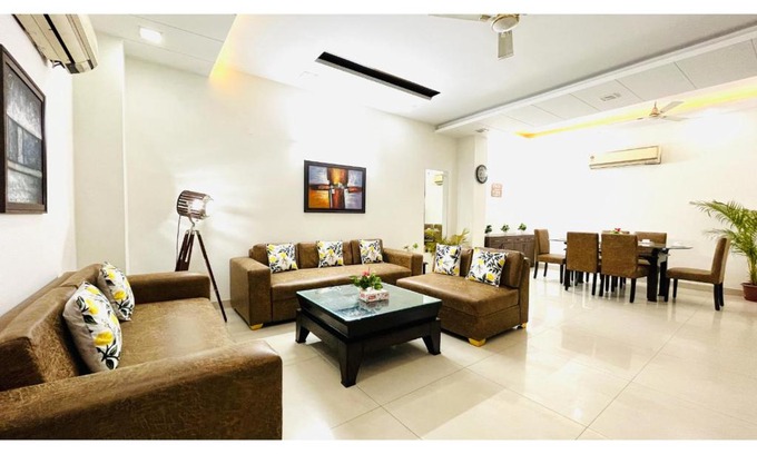 Greater Kailash Apartment | BluO 2BHK - Greater Kailash Lift Balcony Parking