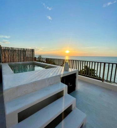 Isla Holbox Apartment | Breathtaking Ocean Vista Penthouse with Private Pool