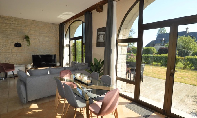 Commes House | Bright apartment with garden - Omaha Beach