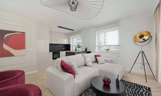 Srodmiescie Apartment | Browary Wrocławskie 244 | Large Apartment | Desk