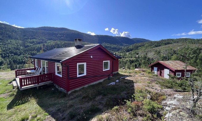 Kroderen Cabin | Cabin, 310 meters above sea level, with great views and walks in nature