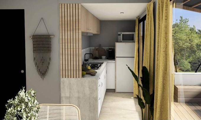 Ingrandes House | Camping Le Petit Trianon **** - Mobi home Privilège 3 rooms 4 people