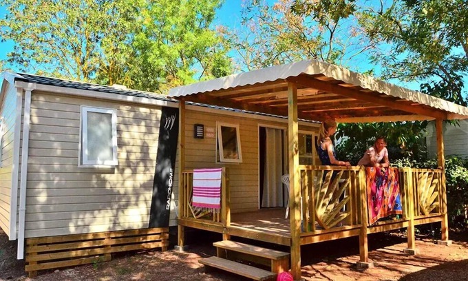 Canet House | Camping maeva Club Les Rivières * - Mobil Home Confort Plus 3 Rooms 4 People Air Conditioning + TV