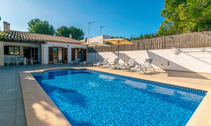 Cala Pi Villa | CAN FUENETE - Beautiful villa with private pool near the sea and the beach. Free WIFI.
