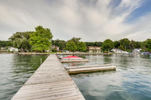 Rushville Apartment | Canandaigua Lake Romantic Getaway with Boat Slip!