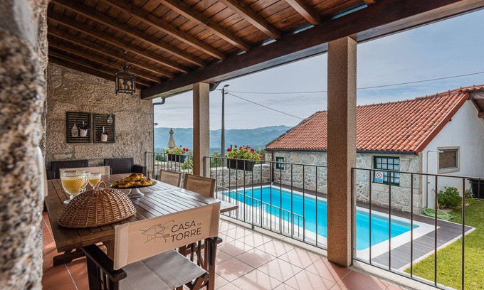 Cabeceiras de Basto Cottage | Casa da TorreCountry House with Private Pool in Northern Portugal