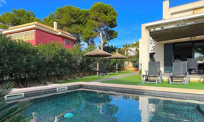 Cala Pi House | Casa Limón vacation home for up to 6 guests in Cala Pi with sea views and private pool