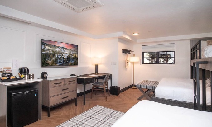Vail Hotel | Catwalk | Double King + Twin Bunks at Gravity Haus Vail, Parking, Pets Allowed