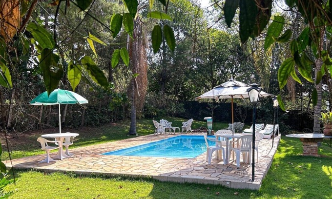 Braganca Paulista Ski Chalet | Chácara com piscina, WiFi e lazer completo - SP