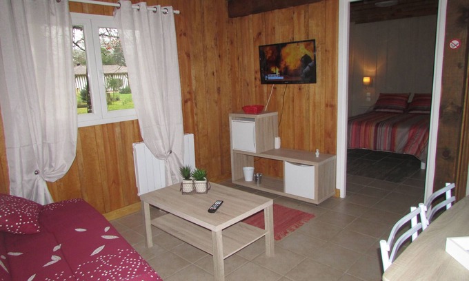 Luglon House | Chalet Bois au Coeur de la Forêt des Landes