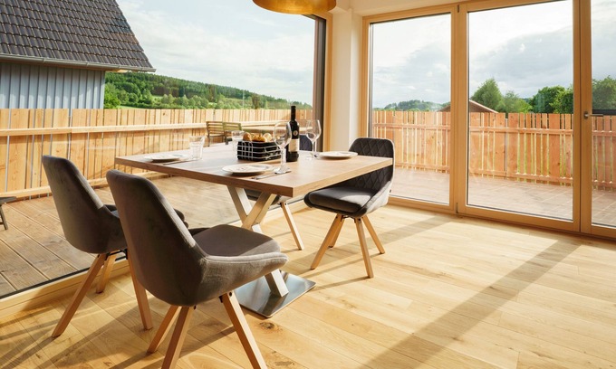 Schoensee Ski Chalet | Chalet Hochfels with spacious terrace and heated outdoor whirlpool