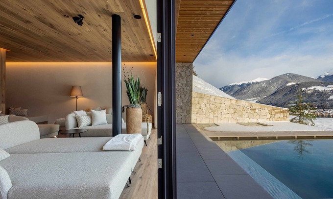 Casola Ski Chalet | Chalet 'K Lodge View' with Mountain View, Private Pool and Sauna