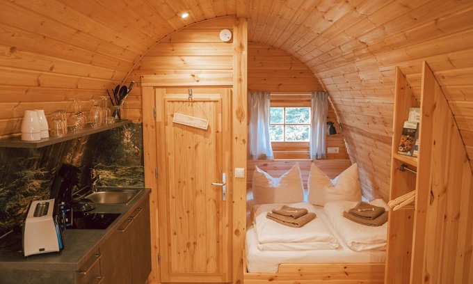 Wilhelmsthal Apartment | Chalet Steffi mit Küchenzeile für 3 Personen