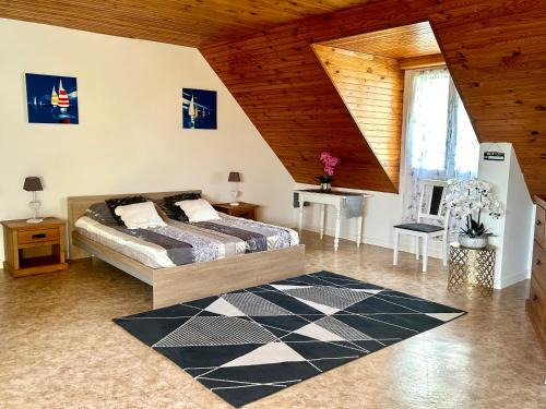 Cleguerec House | Chambre avec cuisine à la campagne au calme