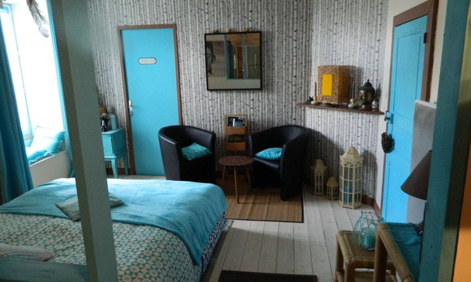 Saint-Maurice-Etusson House | Chambre Bleue ou zen