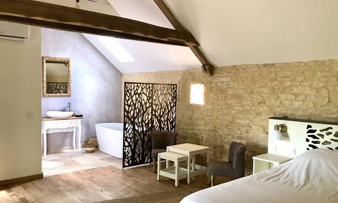 Gignac Bed & Breakfast | Chambre d Hôtes Les Combelles, spa et Sauna