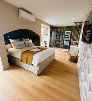 Templeuve Bed & Breakfast | Chambre d'hôtes Stellina Bed&Breakfast avec vue sur jardin arboré