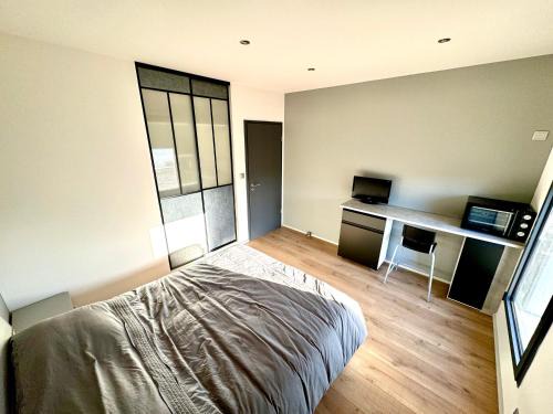 Hundsbach House | Chambre pour 2 au calme climatisée