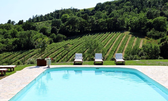 Montecatini Val di Cecina Villa | Charming villa w/private pool and vineyard views