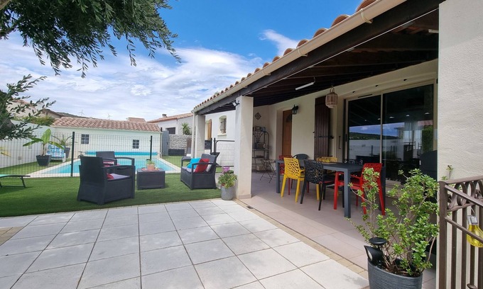 Pouzols-Minervois Villa | Charmante Maison Avec Piscine Privée