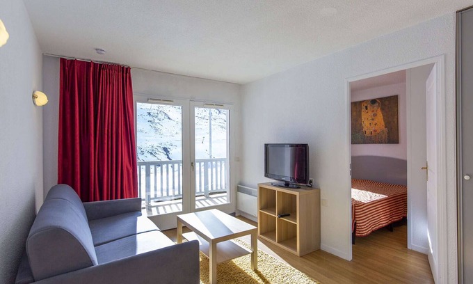 La Mongie Apartment | Charming 1BR Apt for 4 with Covered Parking, Pool & Fitness Room Near Slopes