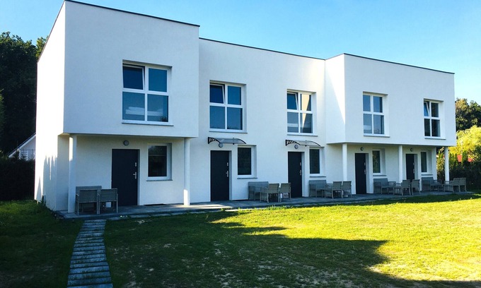 Trzesacz House | Charming 2-bedroom house in delightful Pustkowo with WiFi, AC