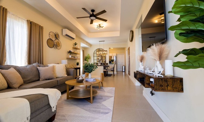 Lucea House | Charming 3-bedroom house with large backyard , WiFi Lucea. Access pool and Gym