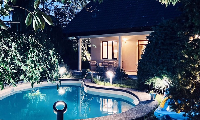 Dragomirna Villa | Charming 4-bedroom villa-generous garden-inviting swimming pool-hot tub-sauna.