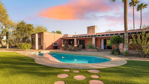Camelback Sierra House | Charming 5BDR Hacienda w Pool Fire Pit Billiards La Casona by AvantStay