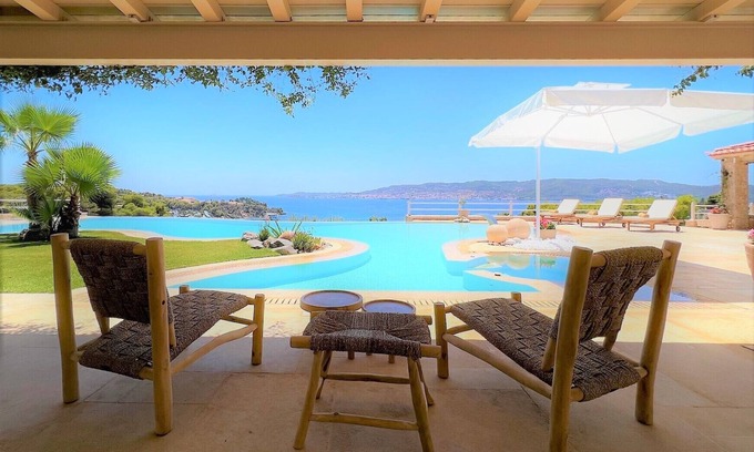 Kosta Villa | Charming 7bedroom Villa with outstanding se view in Portoheli