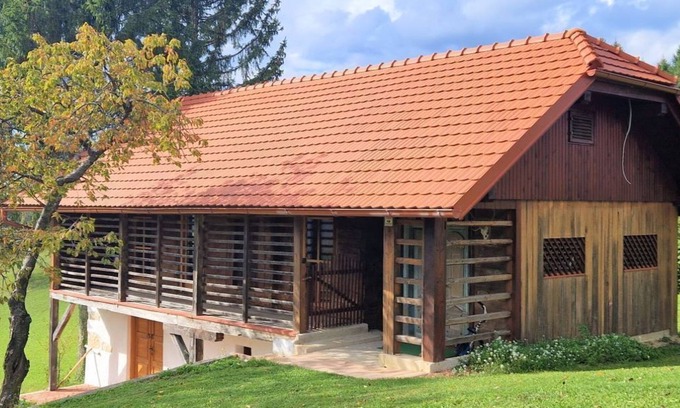 Bostanj House | Charming barn Ahker in Kozjansko with old and modern appliances