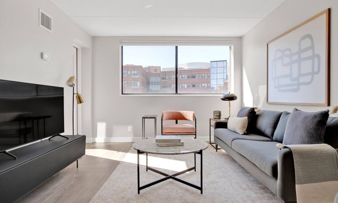 Central Village Apartment | Charming Brookline 1BR w/Gym, next to Brookline Village T, by Blueground