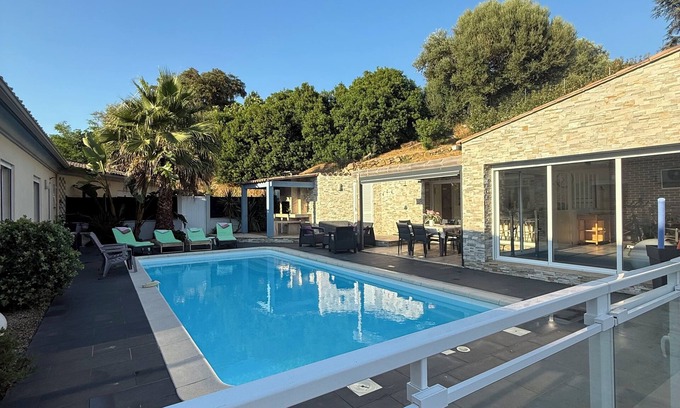 Sarrola-Carcopino Villa | Charming family villa with pool located in the large Ajaccio