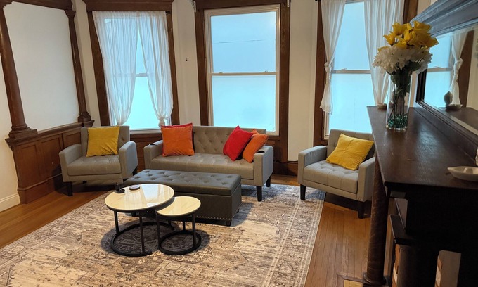 New Haven Apartment | Charming Historic 2BR Retreat in New Haven – Cozy Stay Near Yale & Downtown!