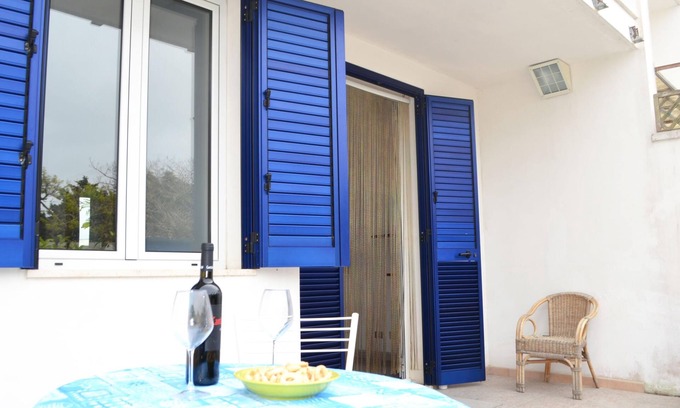 San Foca House | Charming Home On the Beach with Spacious Terraces & Garden