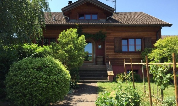 Orschwihr Ski Chalet | Charming house in a garden in the heart of Alsace near Colmar