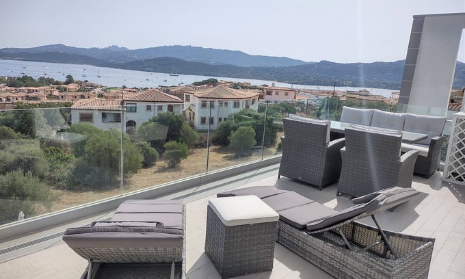 Cannigione Apartment | Charming Penthouse for family up to 3 guests