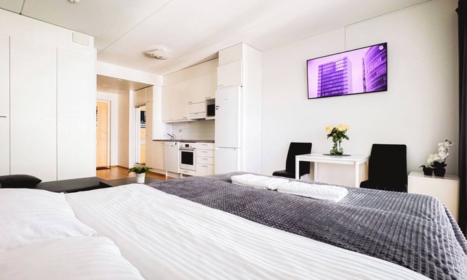 Oulu Apartment | City center 1BR studio with perfect view