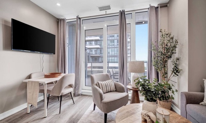 Kitchener Condo | City Views & Private Balcony | Gym, Pool & More!