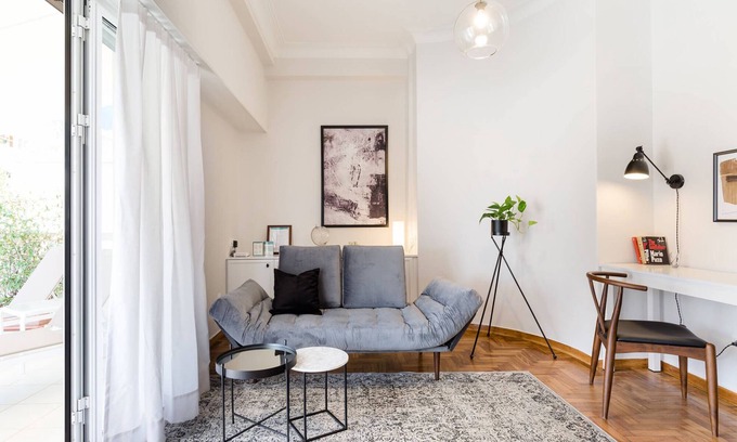 Athens City Centre Apartment | Classy Luminous 1BD Apartment in Kolonaki