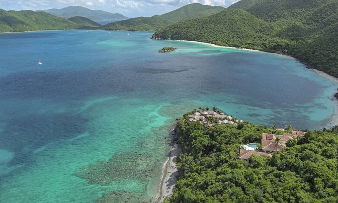 Maho Bay Quarter Villa | CliffHouse: PRIVATE 12,000SF Lower Peter Bay Villa 4 BR/Non-Toxic Villa