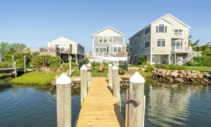 Groton House | Coastal Gem with Water View and Private Dock