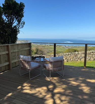 Llanfair Other | coastal view shepherds hut with hot tub